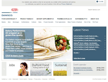 Tablet Screenshot of danisco.com